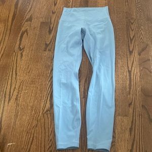 COPY - blue lululemon wonder under leggings, 25in, size 4